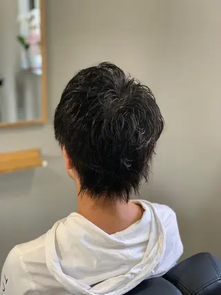 ショート パーマ メンズ KIRUTOCO 藤井　　純のヘアスタイル