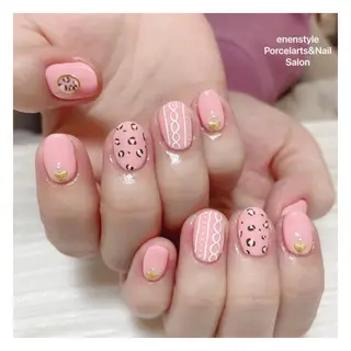 ショート ネイル 🐾enen style 🐾のネイルデザイン