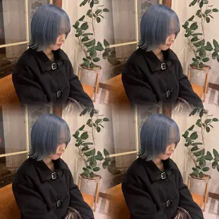 ショート カラー MEGU/layer cut/透明感カラーのヘアスタイル