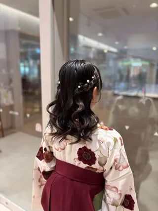 ミディアム ヘアアレンジ 💎ツヤ髪ストレート カラー💎かのんのヘアスタイル