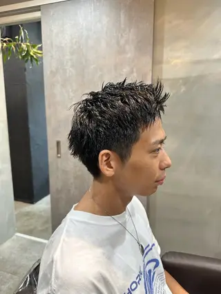 ショート 山田 翔夢のヘアスタイル