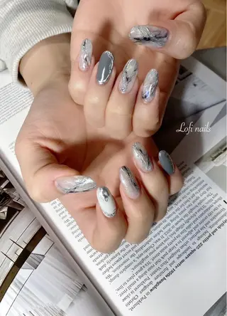 セミロング ネイル Lofi nails ゆきこのネイルデザイン