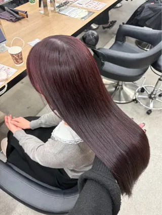 ロング miku/ラベンダー 透明感カラー🪻❤︎のヘアスタイル