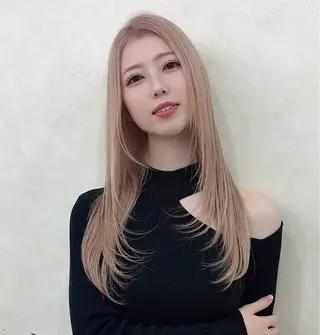 ロング カラー ヘアアレンジ 【店長】ブリーチ指名 No.1戸塚優思のヘアスタイル