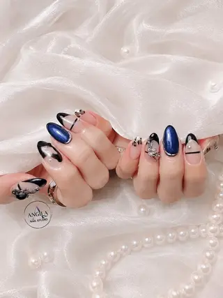 ネイル ANGILA ネイル¨̮S*Y*Kのネイルデザイン