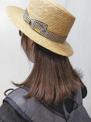 ミディアム カラー 渋谷隠れ家サロン🌿 河原志帆のヘアスタイル