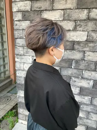 ショート カラー ✂️似合わせの魔術師 石田一樹✂️のヘアスタイル