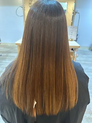 ロング 艶髪ストレート✨ 宮ヶ谷 詩温のヘアスタイル