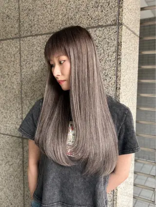 ロング シール+ちび編み込み エクステ/梅田のヘアスタイル