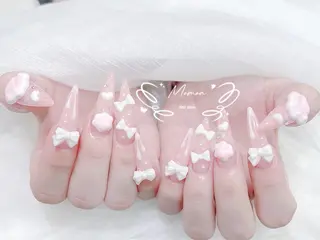 ネイル MoMoA Nail ネイル長さ出し専門店のネイルデザイン
