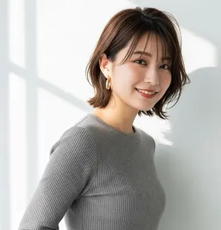 ショート 山口 真里亜のヘアスタイル