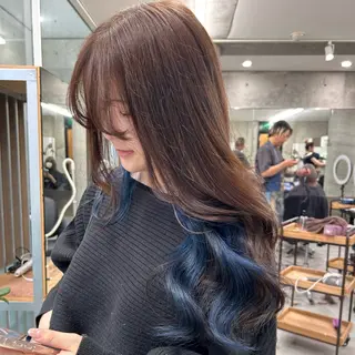 ロング カラー Aoba 🫧艶ハイトーン🫧のヘアスタイル