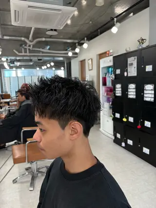 パーマ メンズ 下北沢メンズパーマ 特化園田　楓莉のヘアスタイル