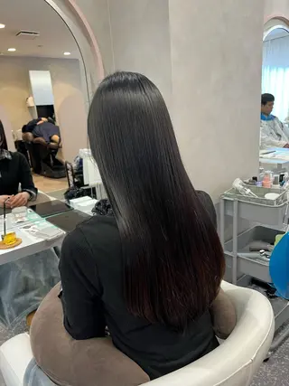 ロング パーマ Naru┆川西能勢口 ┆髪質改善サロンのヘアスタイル