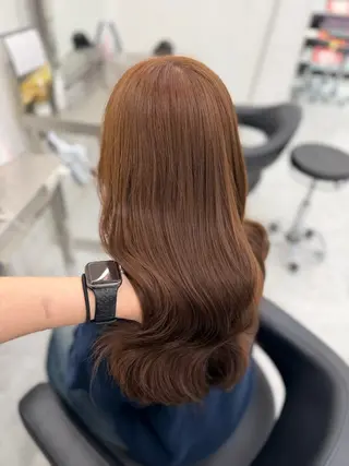 ロング カラー ヘアアレンジ 透明感カラー🎀艶髪 Anju/渋谷🎀のヘアスタイル