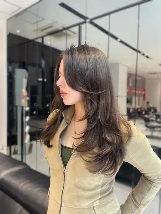 ロング 【韓国❤️海外ヘア】 AYAKAのヘアスタイル