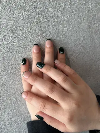ネイル なぽ ❤︎長さだし / 韓国nailのネイルデザイン