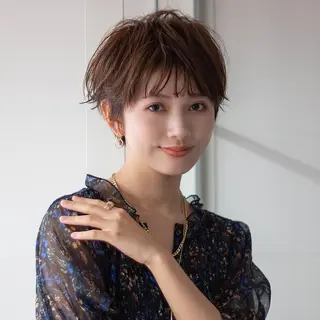 ショート パーマ 浅沼 ゆいのヘアスタイル