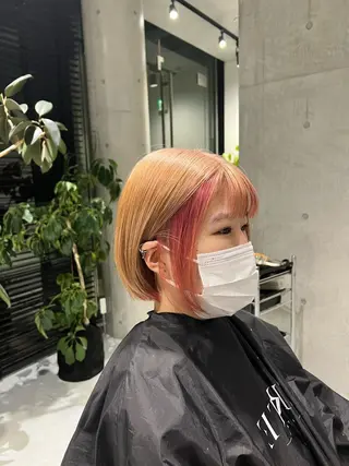 ミディアム 赤みゼロ/透明感 カラー🌿KANTAのヘアスタイル