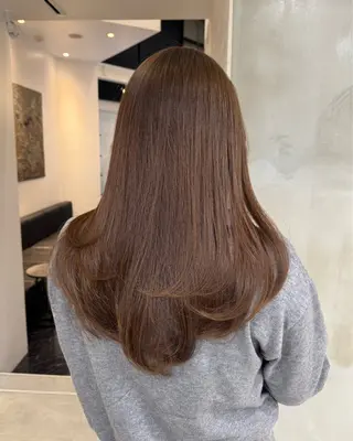 セミロング カラー 透明感艶カラー♡ トレンドヘア♡アユミのヘアスタイル