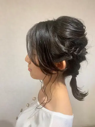 ミディアム カラー ヘアアレンジ yamauchi mikuのヘアスタイル