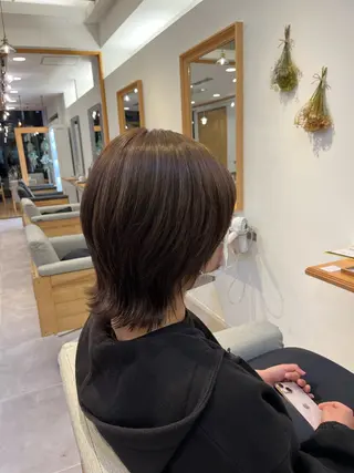 ショート カラー 倉垣 唯のヘアスタイル
