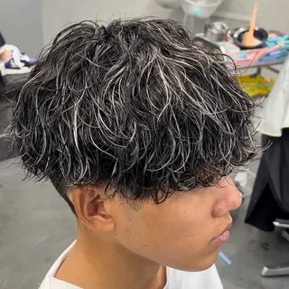 ミディアム カラー ヘアアレンジ メンズ fifth 石川 凪のヘアスタイル
