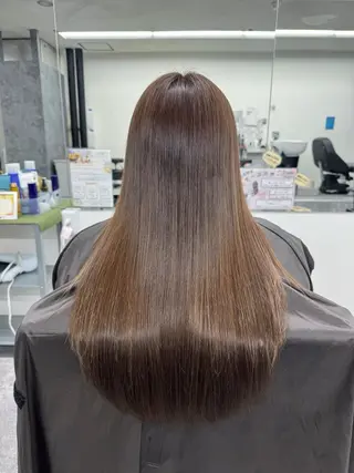 ロング 髪質改善メニュー 長井 美佐子のヘアスタイル
