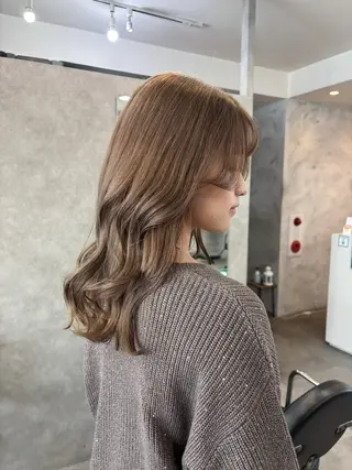 ロング カラー _WHITE 天神店 YUMEKA🐻のヘアスタイル