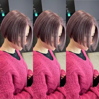 ショート カラー 💜ハイトーン💛 マジカルかいちゃんのヘアスタイル