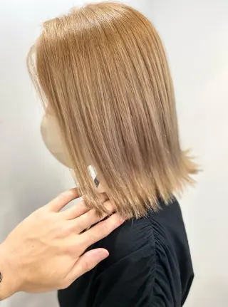 ロング カラー レイヤーカット 赤み消し　店長/大和のヘアスタイル