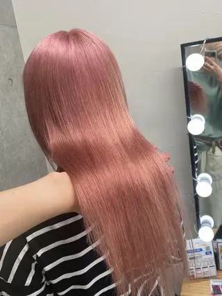 セミロング カラー ハイトーン特化💍 NØRN💍韓国のヘアスタイル