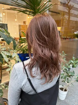 セミロング カラー eL横浜west☆ KORINのヘアスタイル