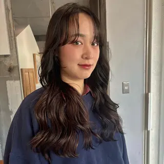 ロング mirai/レイヤー ボブ/デザインのヘアスタイル