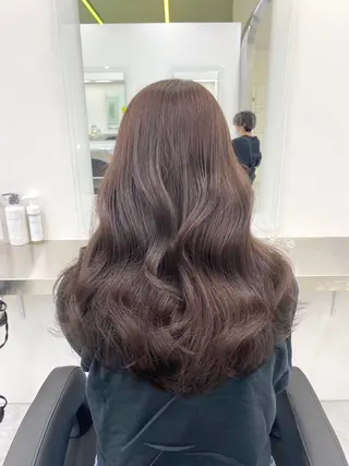 ロング カラー トレンド韓国ヘアー♡ 横浜美容室♡のヘアスタイル