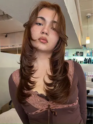 ロング カラー ヘアセット🌷カラー 🌷似合わせmaoのヘアスタイル