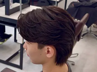 ミディアム ヘアアレンジ メンズ メンズパーマ特化/ ウルフ/AOTOのヘアスタイル