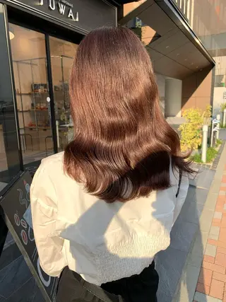 セミロング カラー ヘアアレンジ マツオカ マコのヘアスタイル