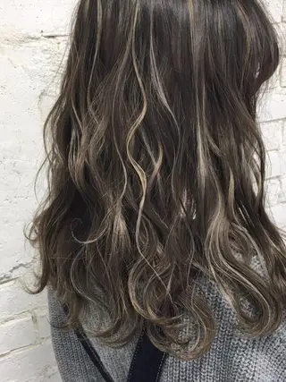 セミロング カラー welring hair salonのヘアスタイル