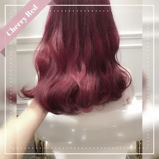 セミロング カラー miyu /トレンド カラー×艶髪のヘアスタイル