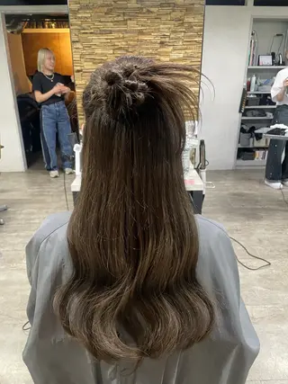 ロング ヘアアレンジ メイク指名NO1りこ カットモデル募集中のヘアスタイル