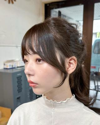 ロング 韓国風レイヤーくびれ 口コミ270件超マツのヘアスタイル