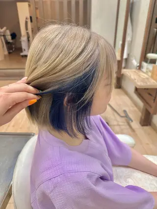 ショート カラー 阿部 美咲のヘアスタイル