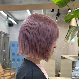 ショート カラー 渋谷ブリーチカラー✨ sara💛のヘアスタイル