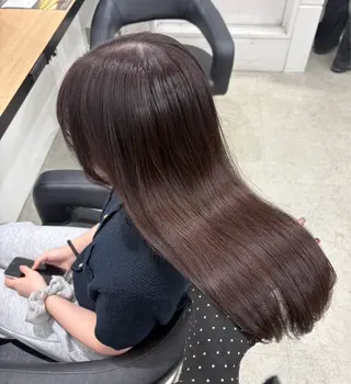 ロング miku/ラベンダー 透明感カラー🪻❤︎のヘアスタイル
