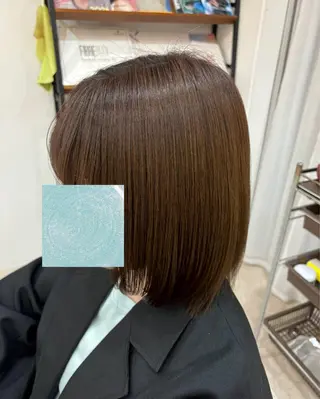 ミディアム カラー 児島 彩羽のヘアスタイル