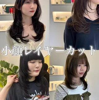 セミロング 韓国ヘア/レイヤー /髪質改善🦋イブキのヘアスタイル