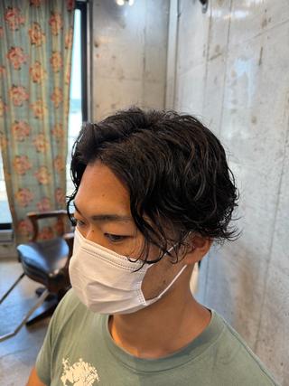 ショート パーマ ヘアアレンジ メンズ 🍀Ryosuke 🍀のヘアスタイル