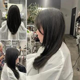セミロング 🌹ミラクル美容師 🌹くっぽのヘアスタイル