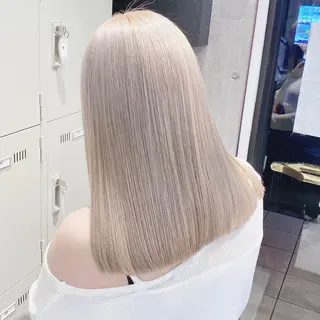 ミディアム カラー ヘアアレンジ メンズ キッズ マツエク・マツパ ブリーチの髪様 MASATOのヘアスタイル